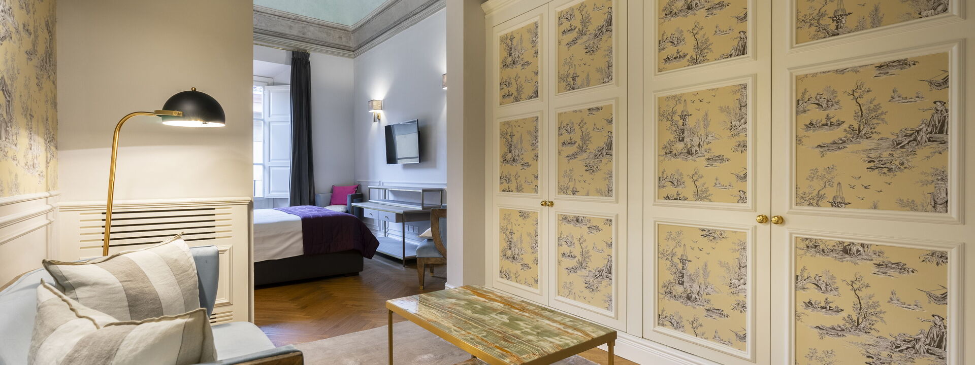 Palazzo Pazzi Vitali Luxury Apartments In Florence - Albizi Penthouse: Autunno, Camera da letto, Estate, Inverno, Primavera