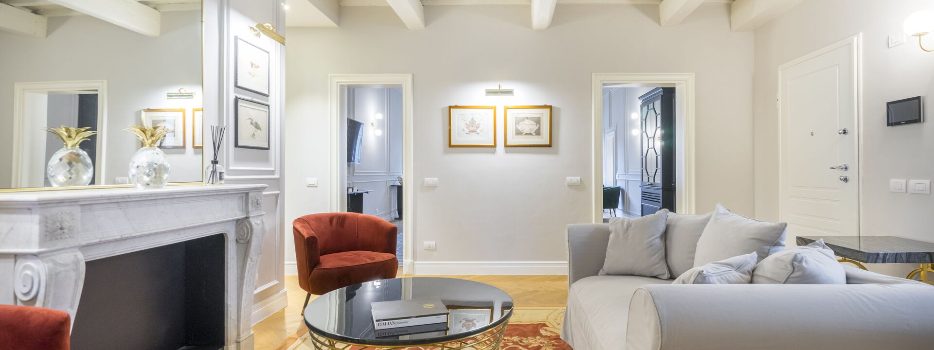 Palazzo Pazzi Vitali Luxury Apartments In Florence - Albizi Penthouse: Autunno, Estate, Inverno, Primavera, Soggiorno