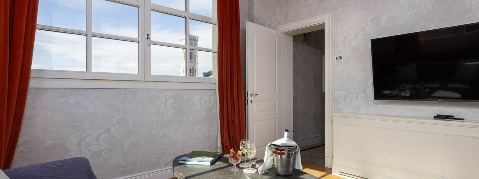 Palazzo Pazzi Vitali Luxury Apartments In Florence - Torretta Penthouse: Autunno, Estate, Primavera, Soggiorno