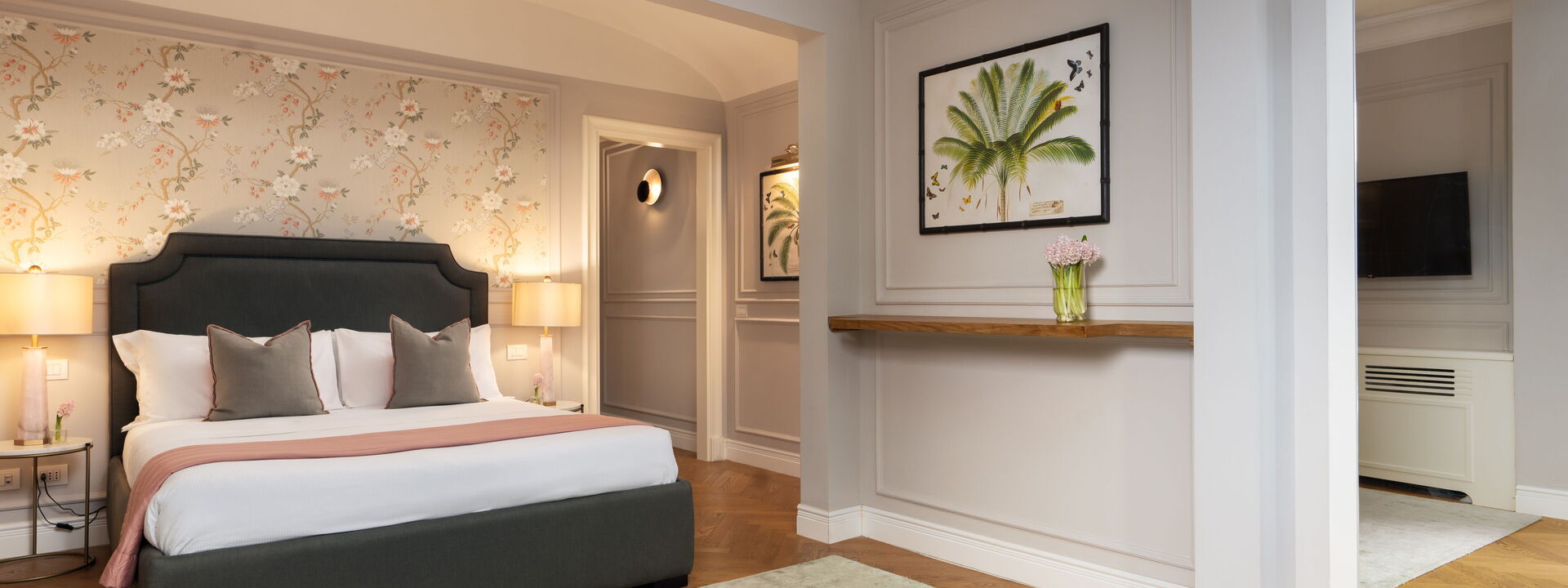 Palazzo Pazzi Vitali Luxury Apartments In Florence - Pazzi Penthouse: Autunno, Camera da letto, Estate, Primavera