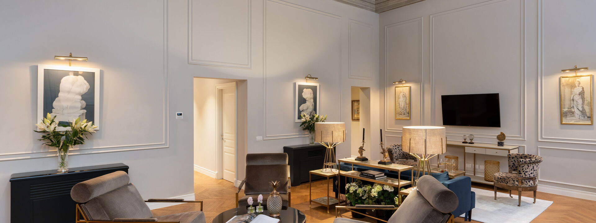 Palazzo Pazzi Vitali Luxury Apartments In Florence - Pazzi Penthouse: Autunno, Estate, Primavera, Soggiorno