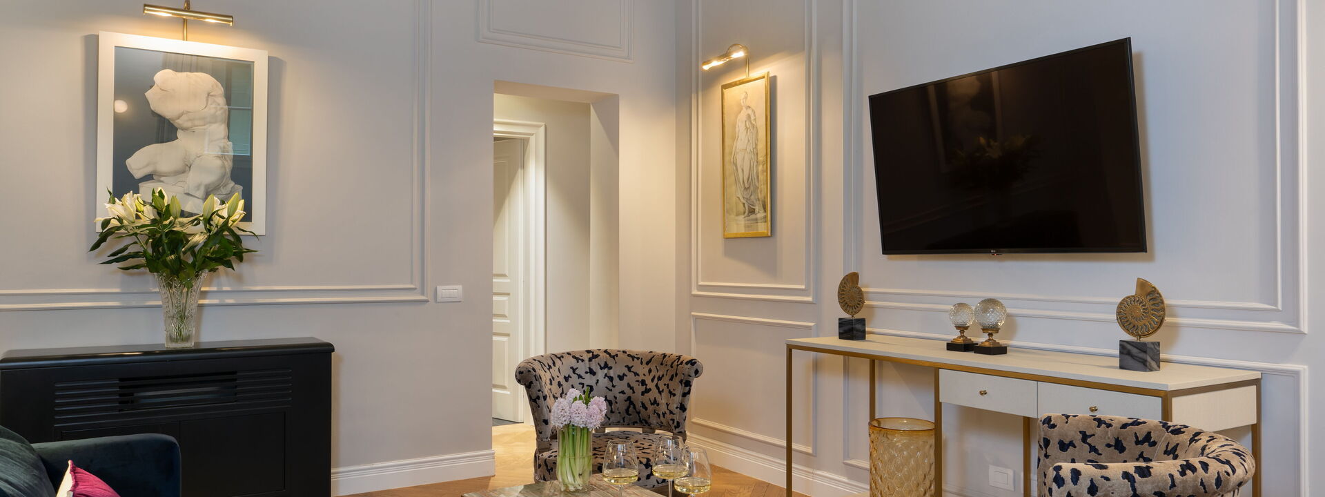 Palazzo Pazzi Vitali Luxury Apartments In Florence - Pazzi Penthouse: Autunno, Estate, Primavera, Soggiorno