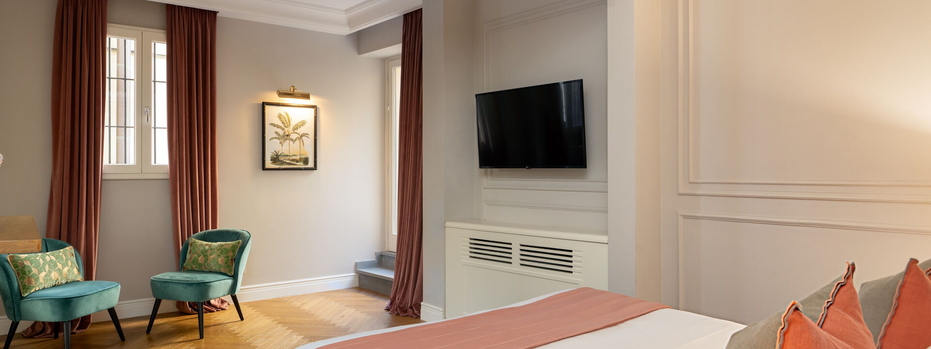 Palazzo Pazzi Vitali Luxury Apartments In Florence - Pazzi Penthouse: Autunno, Camera da letto, Estate, Primavera