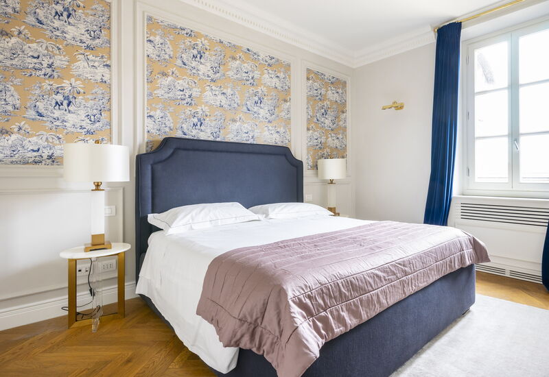 Palazzo Pazzi Vitali Luxury Apartments In Florence - Albizi Penthouse: Automne, chambre à coucher, Été, Hiver, Printemps