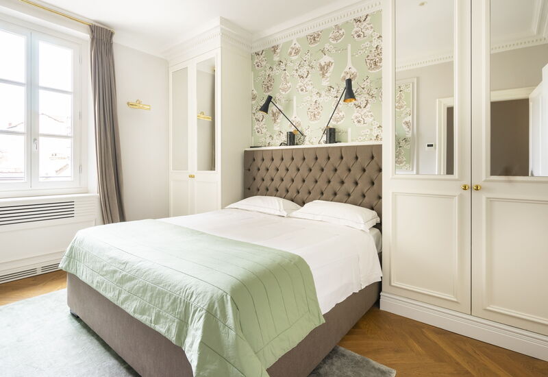 Palazzo Pazzi Vitali Luxury Apartments In Florence - Albizi Penthouse: Automne, chambre à coucher, Été, Hiver, Printemps