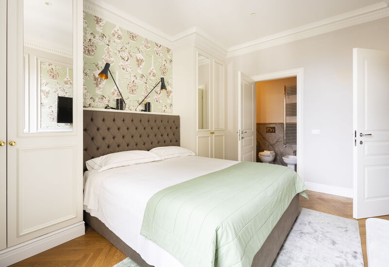 Palazzo Pazzi Vitali Luxury Apartments In Florence - Albizi Penthouse: Automne, chambre à coucher, Été, Hiver, Printemps