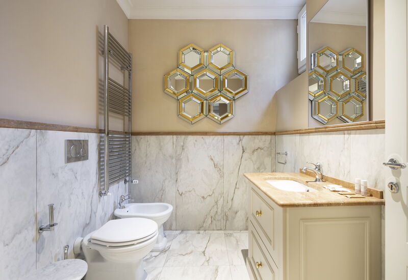 Palazzo Pazzi Vitali Luxury Apartments In Florence - Albizi Penthouse: Automne, Été, Hiver, Printemps, Salle de bain