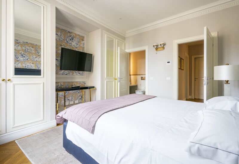 Palazzo Pazzi Vitali Luxury Apartments In Florence - Albizi Penthouse: Automne, chambre à coucher, Été, Hiver, Printemps