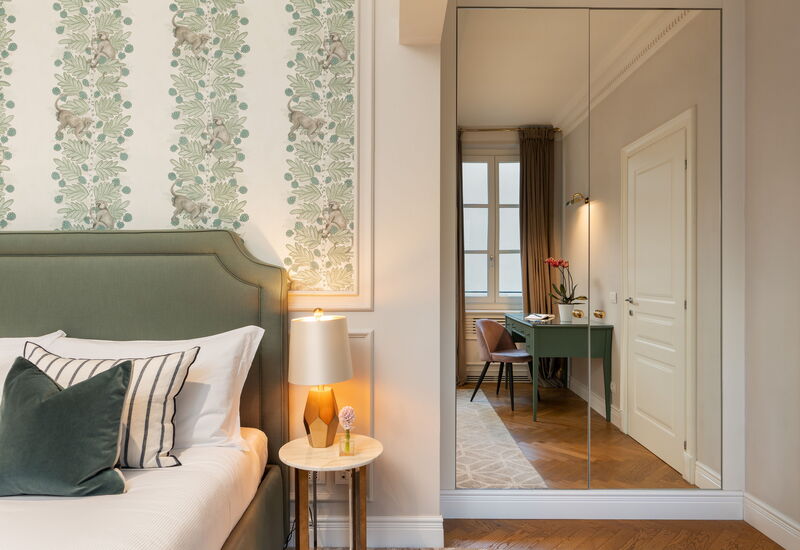 Palazzo Pazzi Vitali Luxury Apartments In Florence - Bargello Penthouse: Automne, chambre à coucher, Été, Printemps