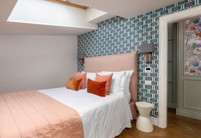 Palazzo Pazzi Vitali Luxury Apartments In Florence - Torretta Penthouse: Automne, chambre à coucher, Été, Printemps