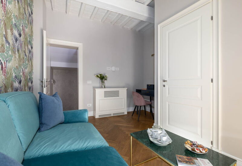 Palazzo Pazzi Vitali Luxury Apartments In Florence - Torretta Penthouse: Automne, Été, Printemps, Salon