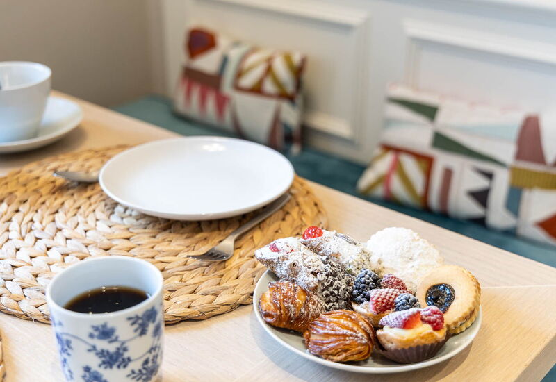 Palazzo Pazzi Vitali Luxury Apartments In Florence - Torretta Penthouse: Automne, Cuisine, Détails de la chambre, Été, Printemps