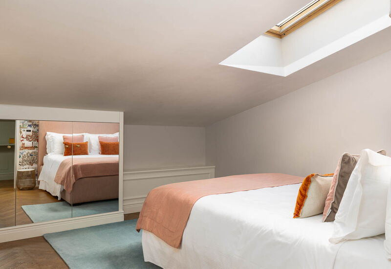 Palazzo Pazzi Vitali Luxury Apartments In Florence - Torretta Penthouse: Automne, chambre à coucher, Été, Printemps