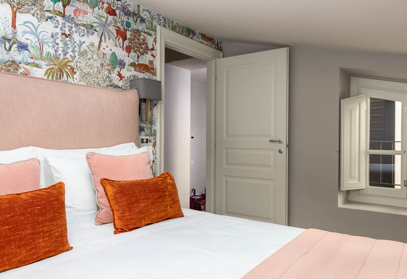 Palazzo Pazzi Vitali Luxury Apartments In Florence - Torretta Penthouse: Automne, chambre à coucher, Été, Printemps