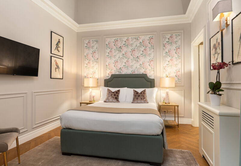 Palazzo Pazzi Vitali Luxury Apartments In Florence - Pazzi Penthouse: Automne, chambre à coucher, Été, Printemps