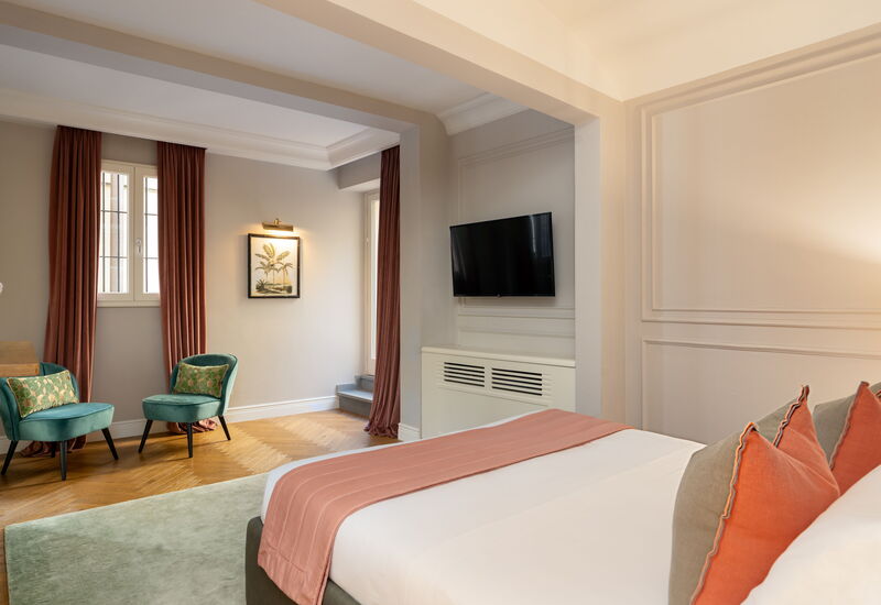 Palazzo Pazzi Vitali Luxury Apartments In Florence - Pazzi Penthouse: Automne, chambre à coucher, Été, Printemps