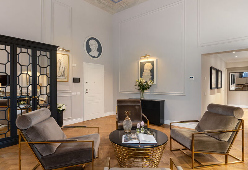 Palazzo Pazzi Vitali Luxury Apartments In Florence - Pazzi Penthouse: Automne, Été, Printemps, Salon