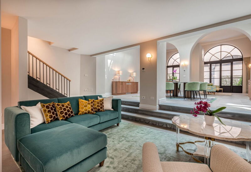 Palazzo Pazzi Vitali Luxury Apartments In Florence - Duomo Penthouse: Automne, Été, Hiver, Printemps, Salon