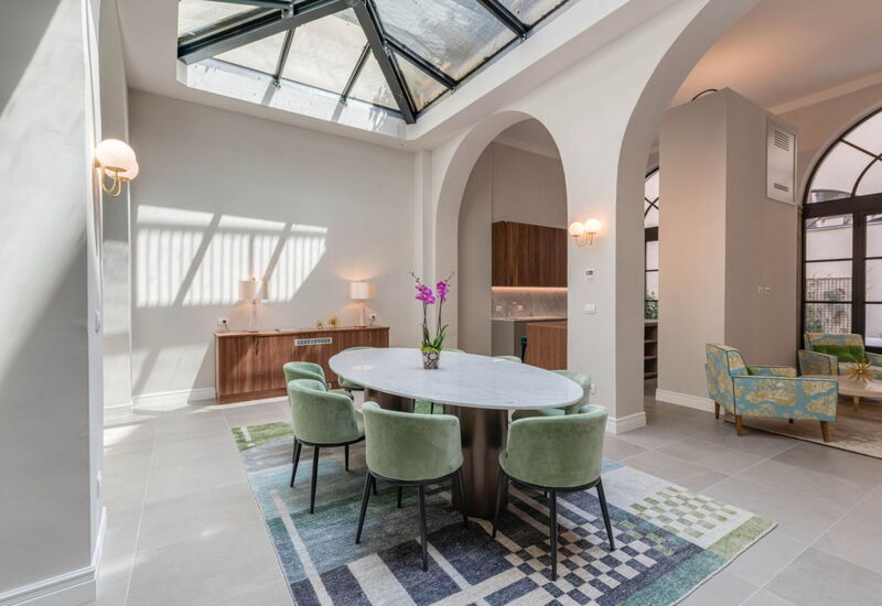 Palazzo Pazzi Vitali Luxury Apartments In Florence - Duomo Penthouse: Automne, Été, Hiver, Printemps, Salon