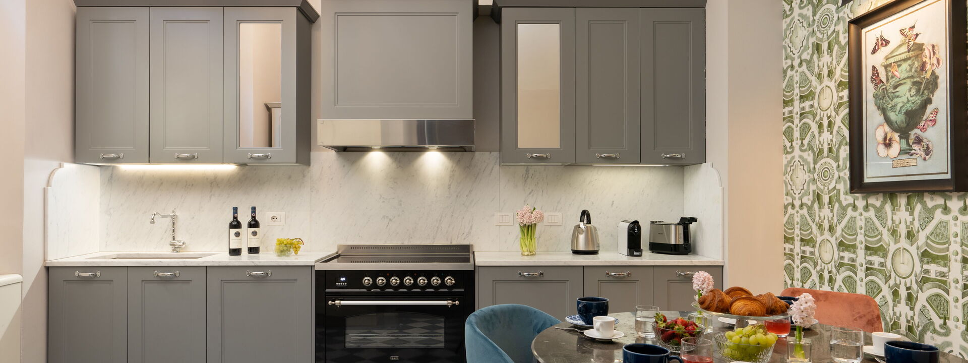 Pazzi Penthouse Luxury Apartment In Florence By Palazzo Pazzi Vitali: Frühling, Herbst, Küche, Sommer