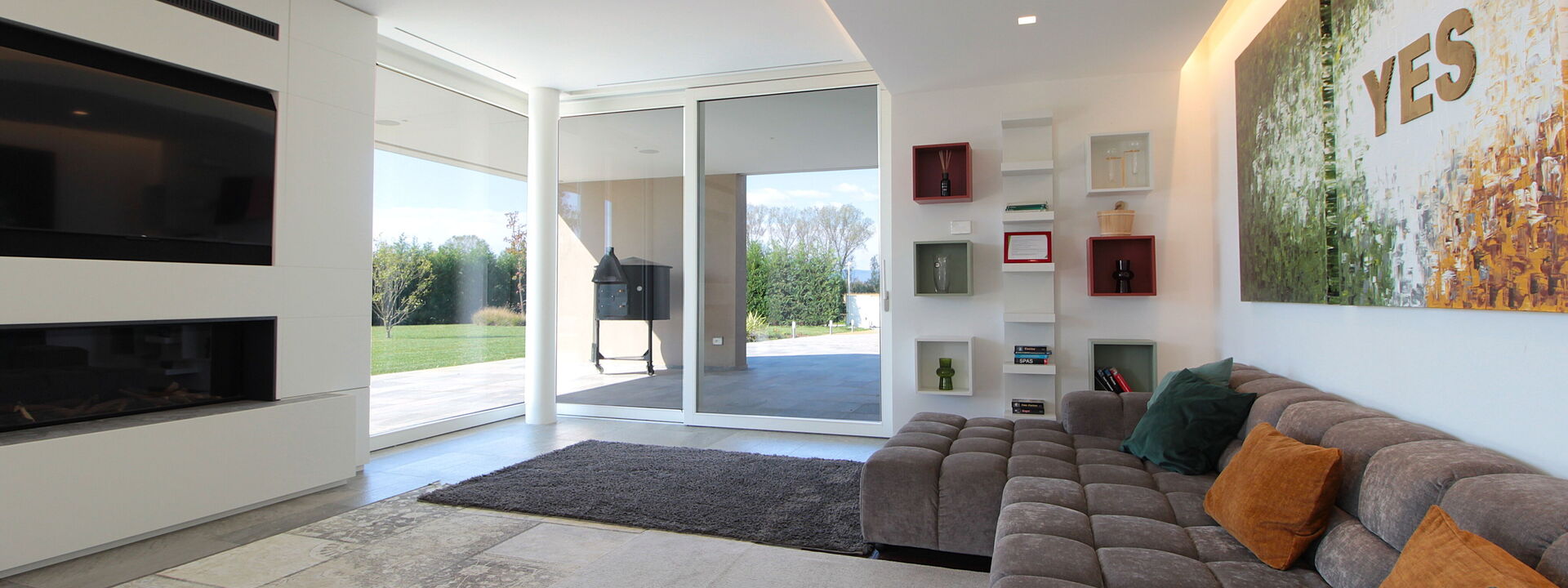 Stima Home, Padova, Pool, Ac: Frühling, Herbst, Sommer, Wohnzimmer