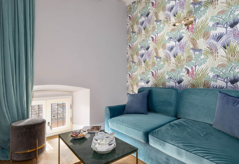 Torretta Penthouse Luxury Apartment In Florence By Palazzo Pazzi Vitali: Automne, Été, Printemps, Salon