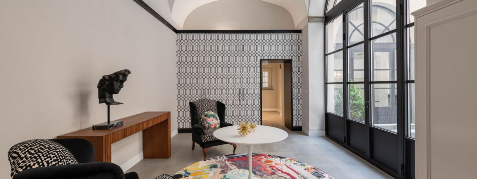 Duomo Penthouse Luxury Apartment In Florence By Palazzo Pazzi Vitali: Frühling, Herbst, Sommer, Winter, Wohnzimmer