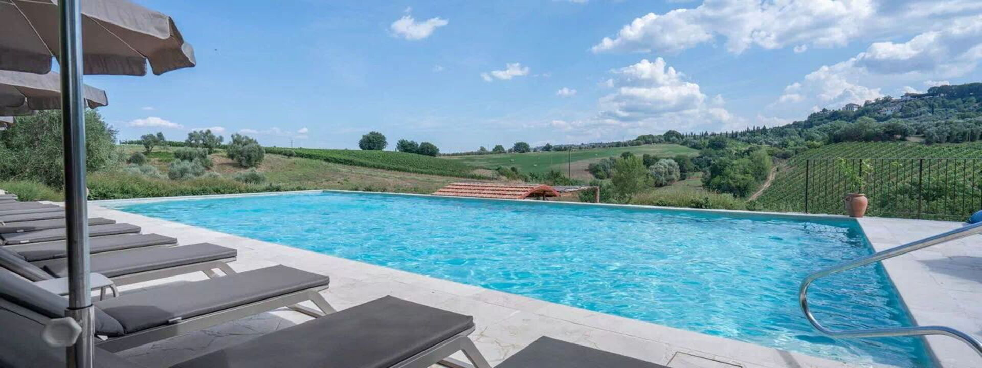 Melaiolo Modern Apartment With Pool, Montaione, Toscana: Autumn, Pool, Spring, Summer