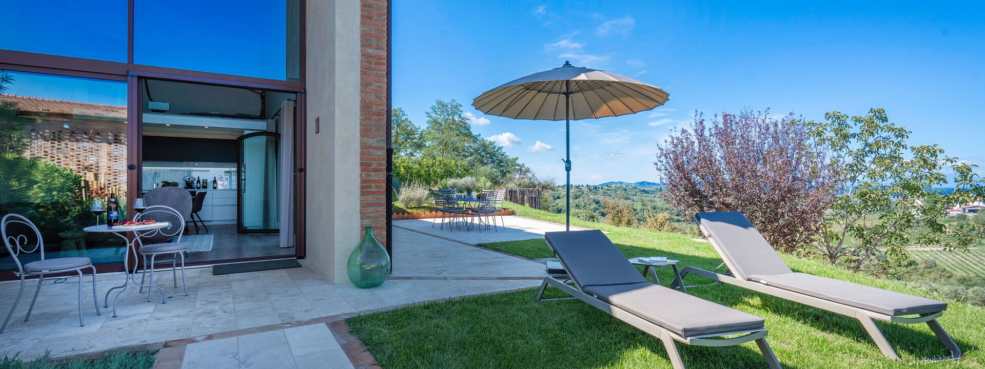 Melaiolo Modern Apartment With Pool, Montaione, Toscana: Autumn, Garden, Spring, Summer