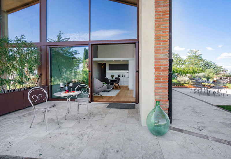 Melaiolo Modern Apartment With Pool, Montaione, Toscana: Automne, Été, Jardin, Printemps