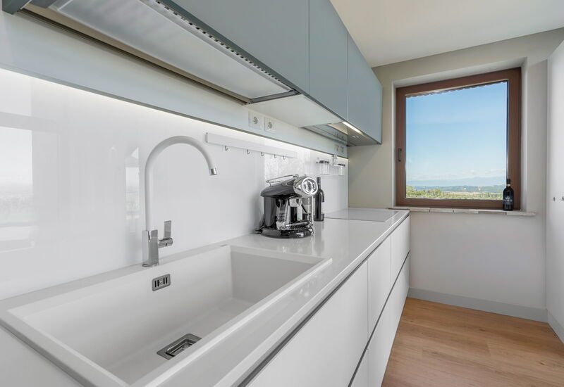 Melaiolo Modern Apartment With Pool, Montaione, Toscana: Automne, Cuisine, Été, Printemps