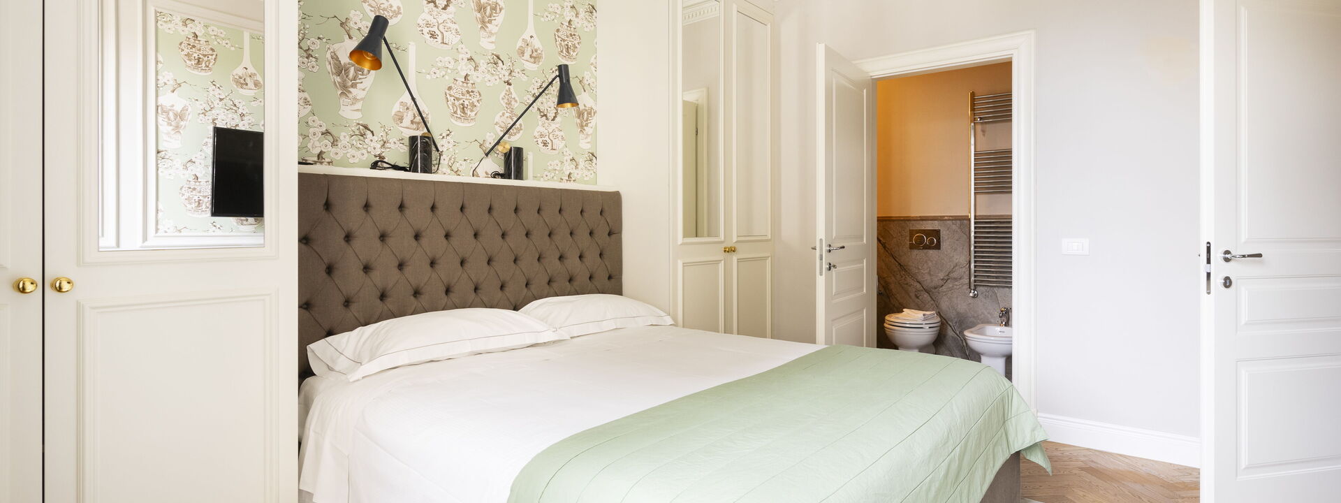 Albizi Penthouse Luxury Apartment In Florence By Palazzo Pazzi Vitali: Frühling, Herbst, Schlafzimmer, Sommer, Winter