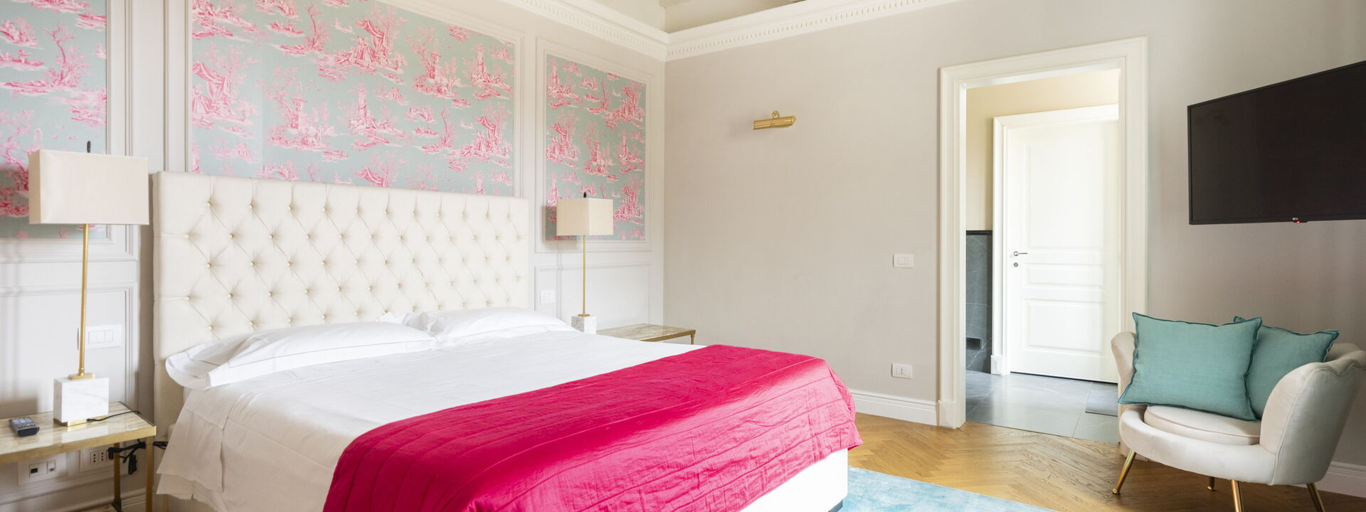 Albizi Penthouse Luxury Apartment In Florence By Palazzo Pazzi Vitali: Frühling, Herbst, Schlafzimmer, Sommer, Winter