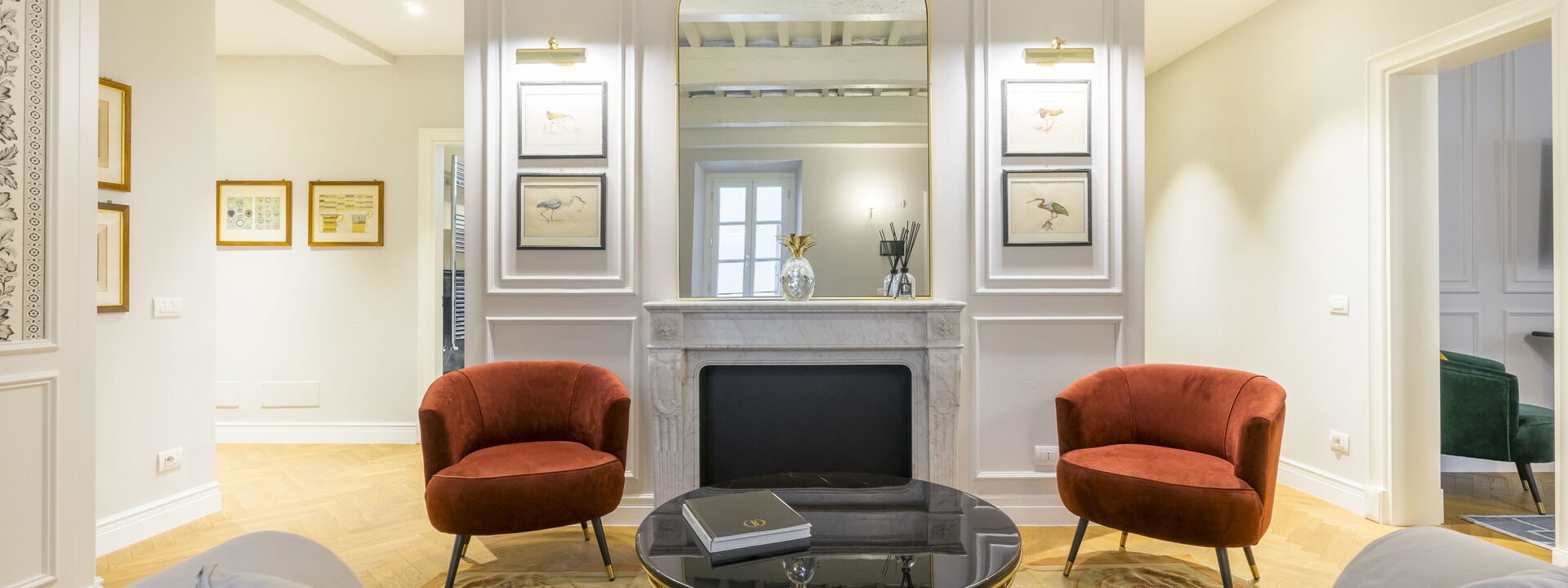 Albizi Penthouse Luxury Apartment In Florence By Palazzo Pazzi Vitali: Frühling, Herbst, Sommer, Winter, Wohnzimmer