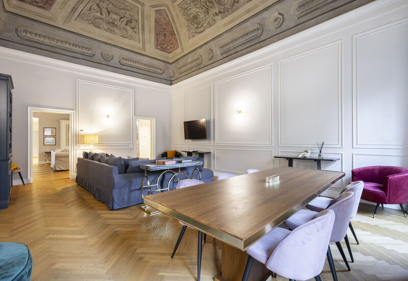 Albizi Penthouse Luxury Apartment In Florence By Palazzo Pazzi Vitali: Automne, Été, Hiver, Printemps, Salon