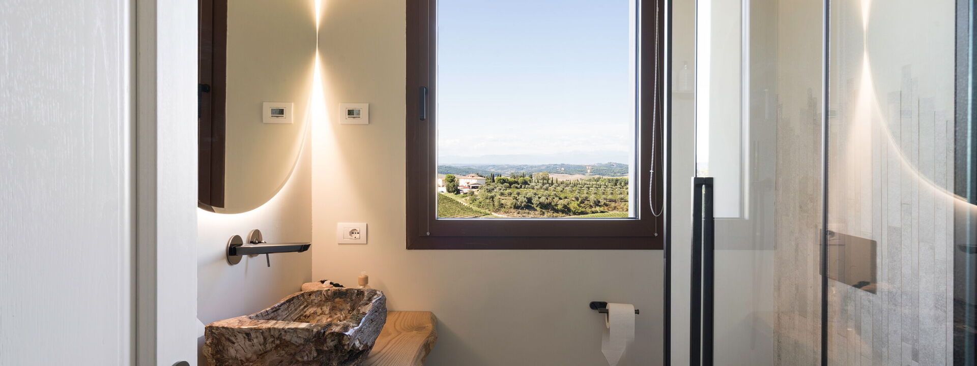 Ciliegino Spereto Apartment, Pool And Relax , Montaione: Autumn, Bathroom, Spring, Summer