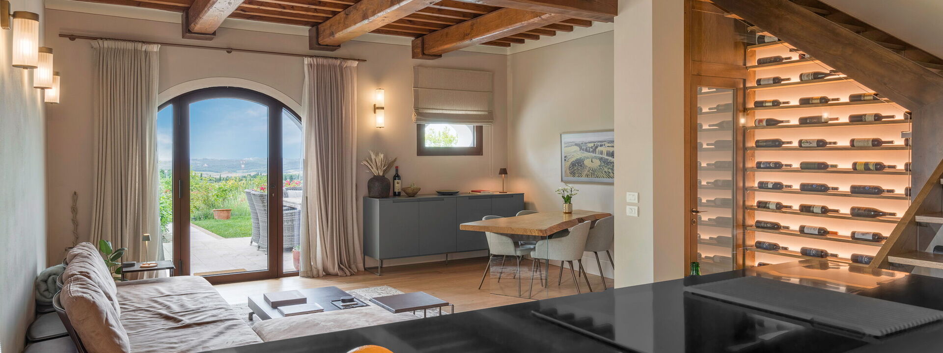 Ciliegino Spereto Apartment, Pool And Relax , Montaione: Autumn, Living Room, Spring, Summer