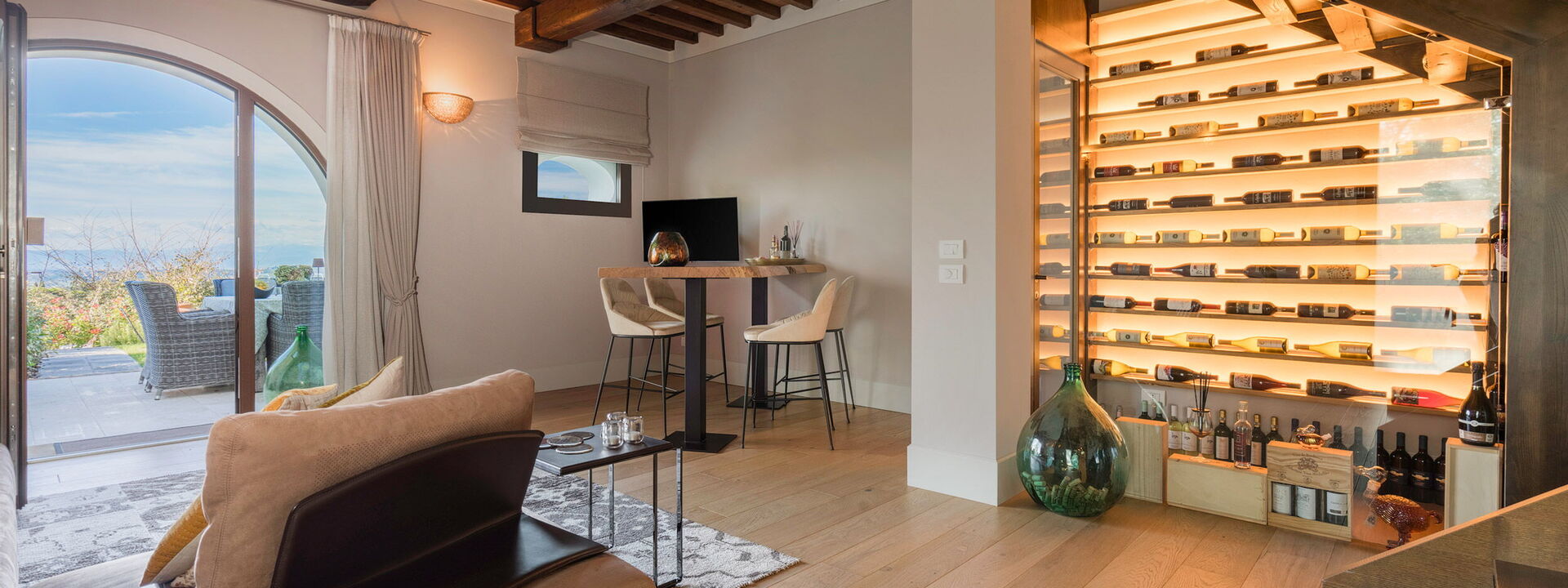 Ciliegino Spereto Apartment, Pool And Relax , Montaione: Autumn, Living Room, Spring, Summer