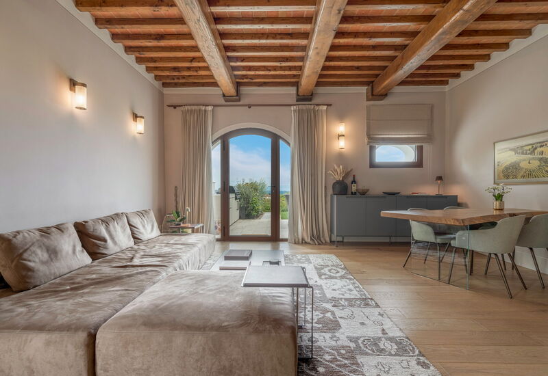 Ciliegino Spereto Apartment, Pool And Relax , Montaione: Automne, Été, Printemps, Salon