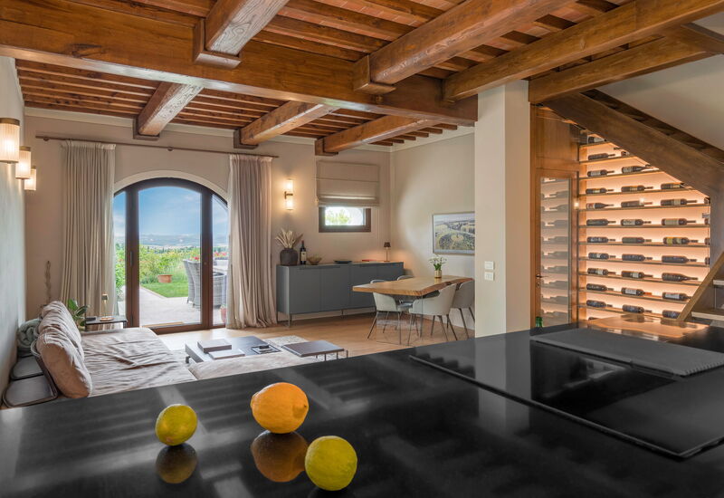 Ciliegino Spereto Apartment, Pool And Relax , Montaione: Automne, Été, Printemps, Salon