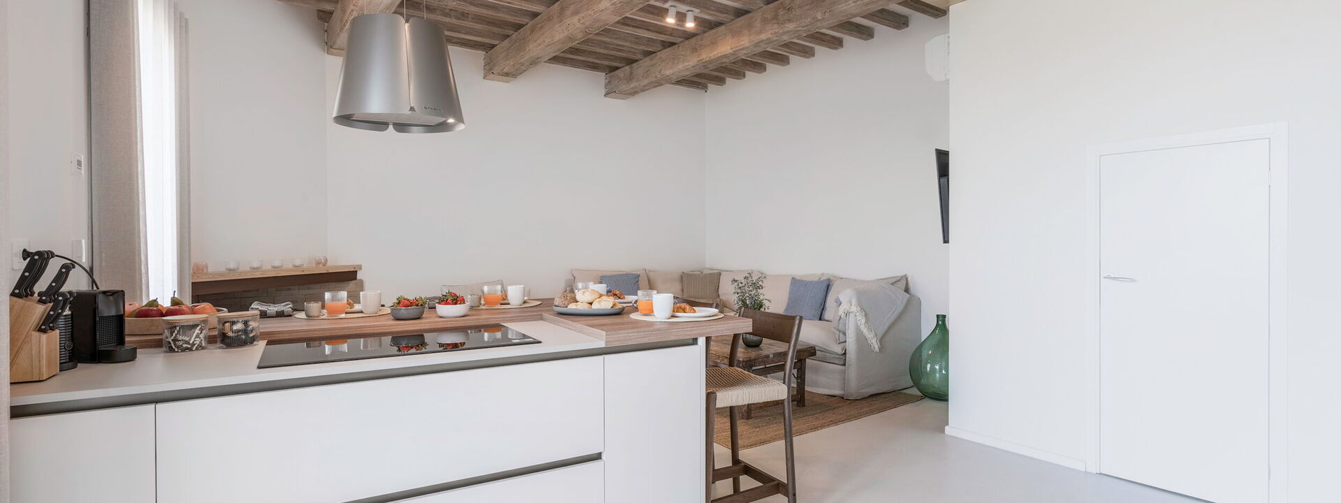 Belmonte Spereto Apartment With Pool, Montaione: Autumn, Kitchen, Living Room, Spring, Summer