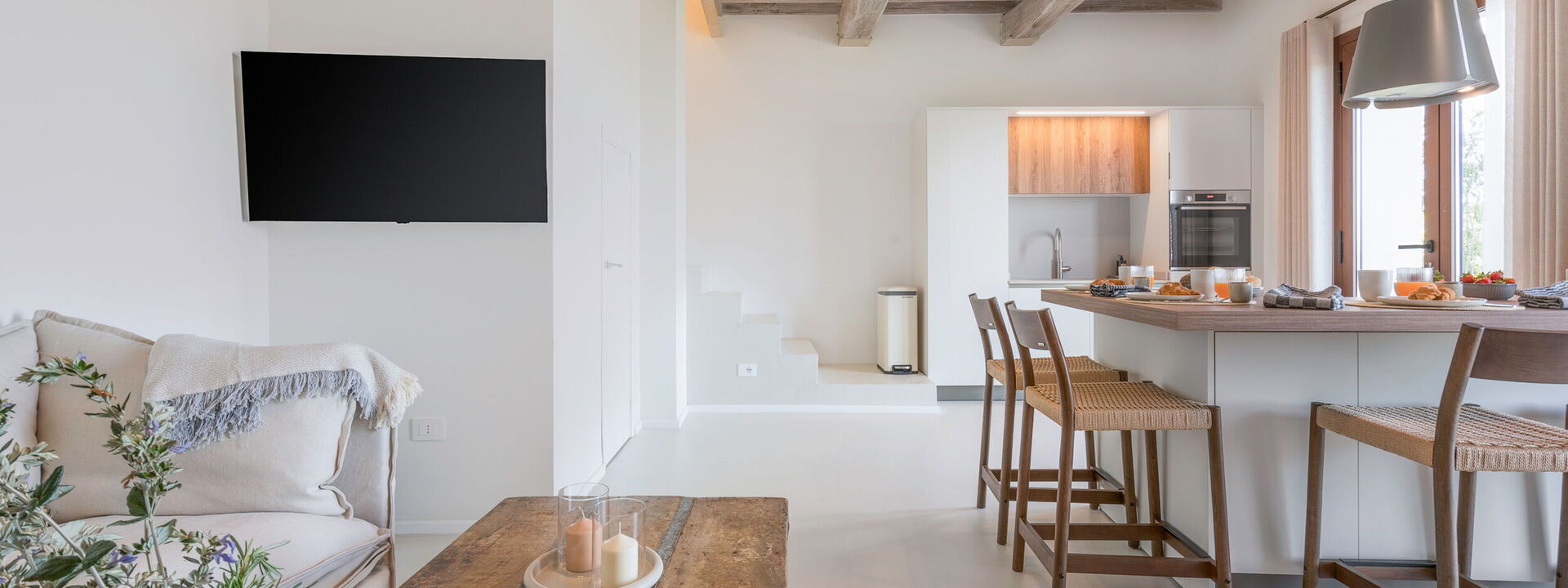 Belmonte Spereto Apartment With Pool, Montaione: Autumn, Kitchen, Living Room, Spring, Summer