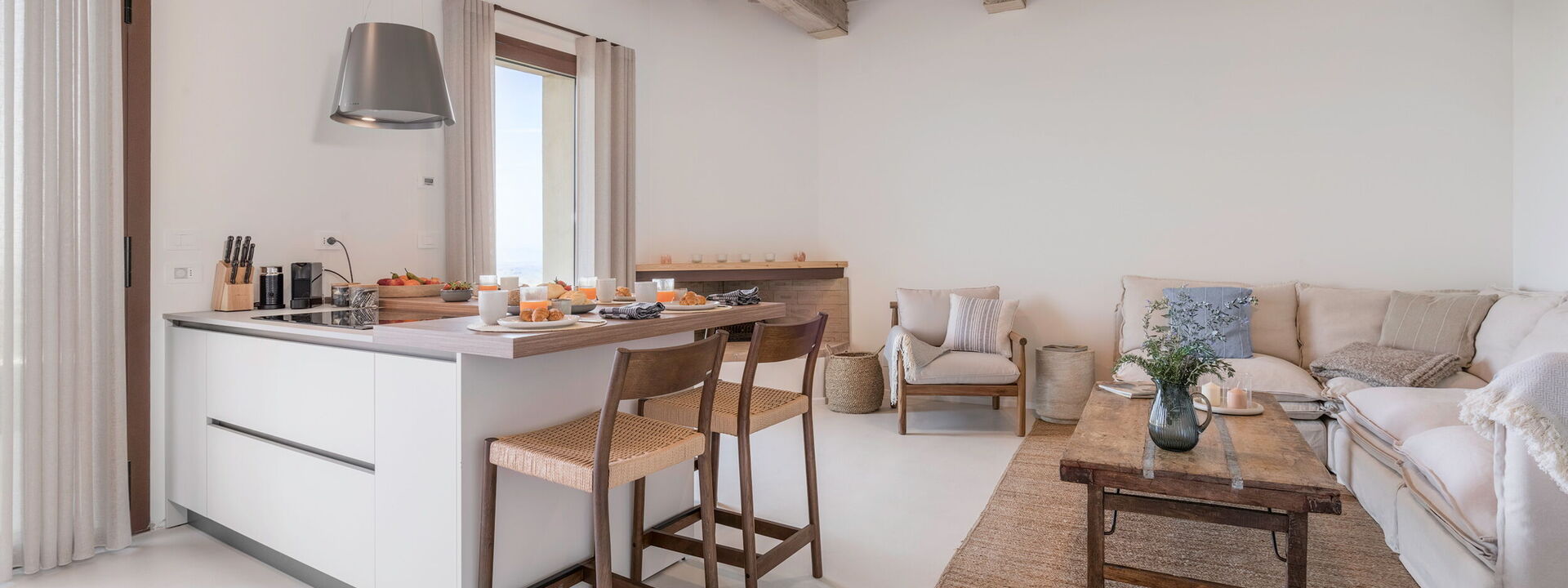 Belmonte Spereto Apartment With Pool, Montaione: Autumn, Kitchen, Living Room, Spring, Summer