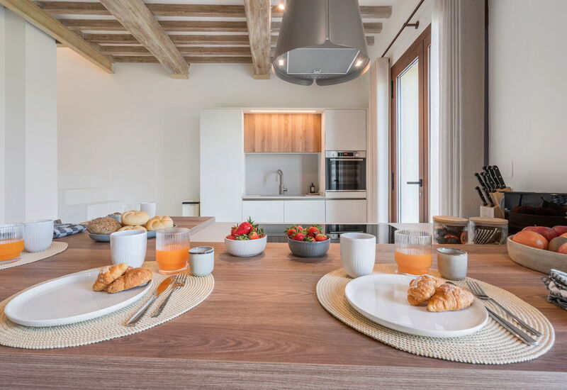 Belmonte Spereto Apartment With Pool, Montaione: Automne, Cuisine, Été, Printemps, Salon