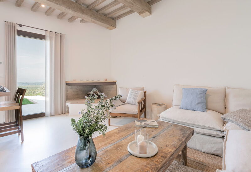 Belmonte Spereto Apartment With Pool, Montaione: Automne, Cuisine, Été, Printemps, Salon