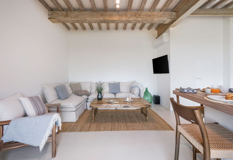 Belmonte Spereto Apartment With Pool, Montaione: Automne, Cuisine, Été, Printemps, Salon