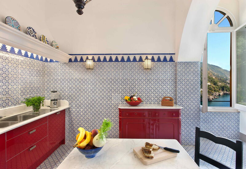 Torre Sponda - Casa Grande, Private Beach: Frühling, Herbst, Küche, Sommer