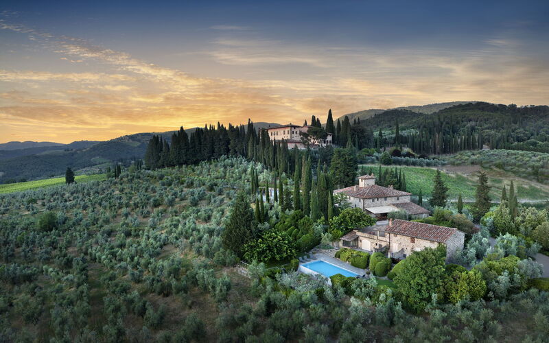 Il Casolese Vignamaggio, Private Pool, Nature, Greve In Chianti