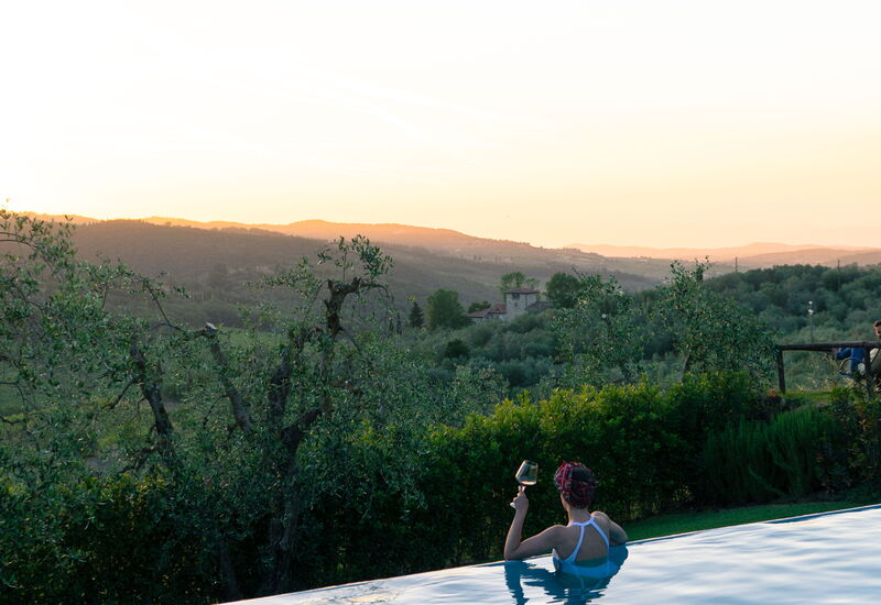 Il Casolese Vignamaggio, Private Pool, Nature, Greve In Chianti: Automne, bassin, Été, Printemps