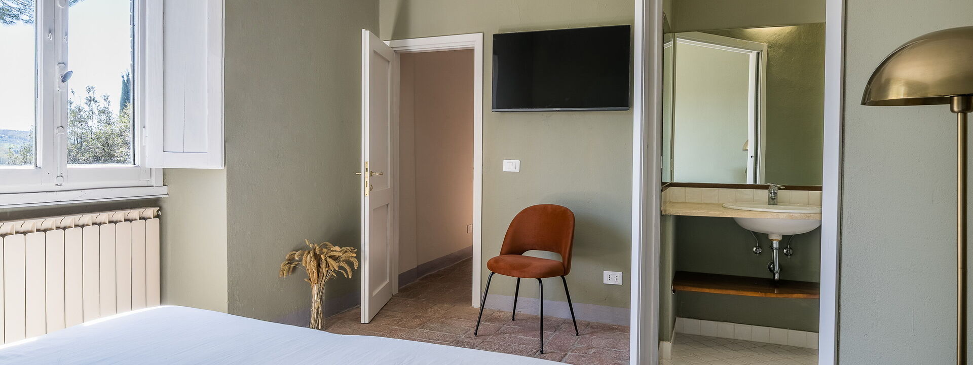 Relais Badia a Passignano - Relais Badia a Passignano - Appartamento Syrah: Frühling, Herbst, Schlafzimmer, Sommer